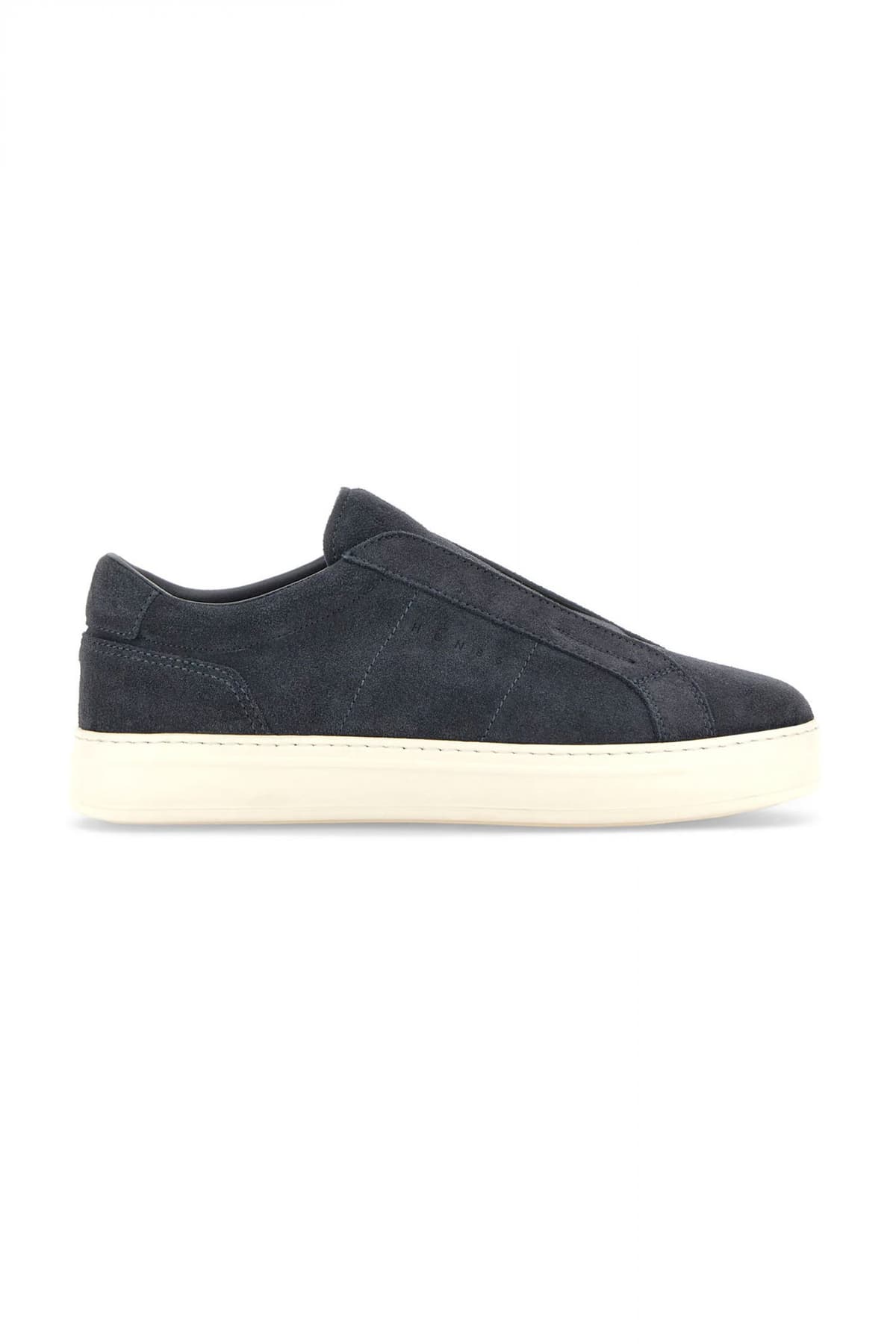 HOGAN ΠΑΠΟΥΤΣΙΑ SNEAKERS SLIP ON H668 SUEDE ΜΠΛΕ