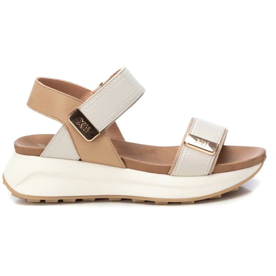 Xti μπεζ αθλητικό σανδάλι 143874