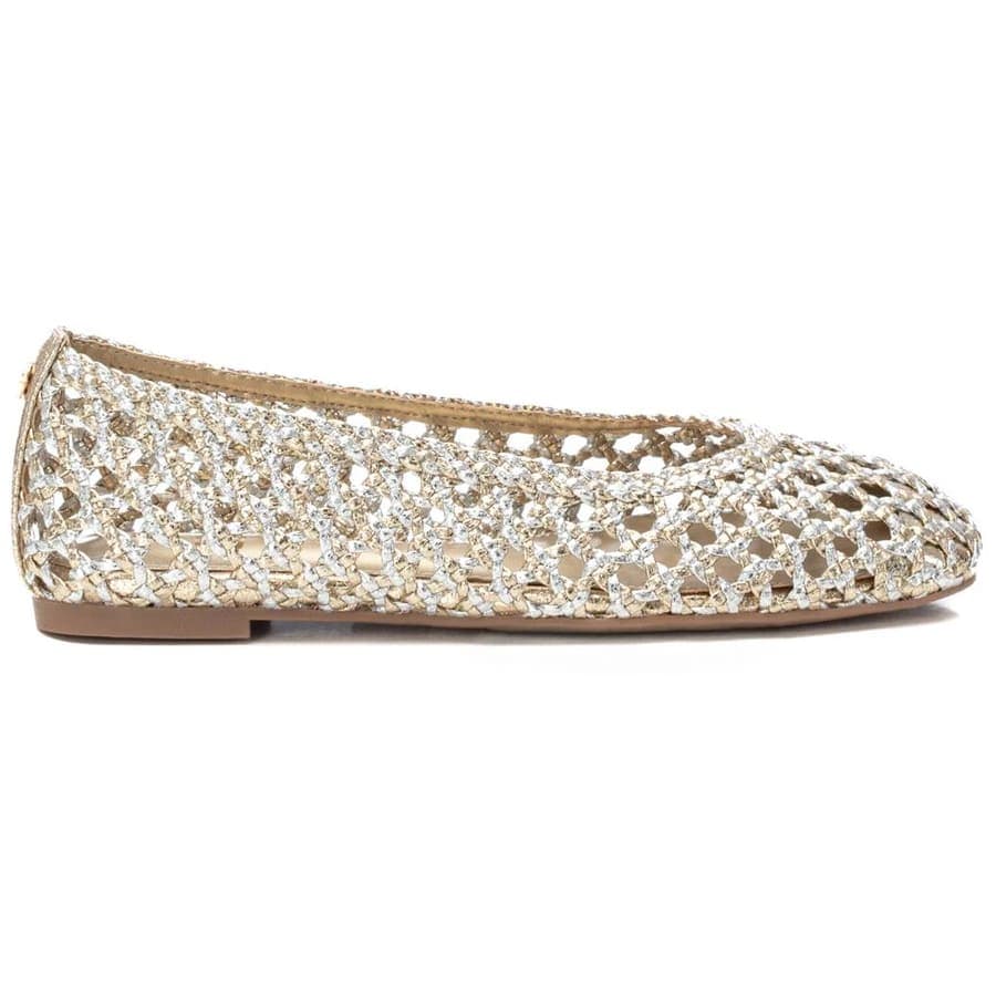 Women's Ballet Flats Xti Gold