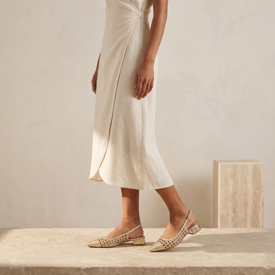 Women's Ballet Flats XTi Gold