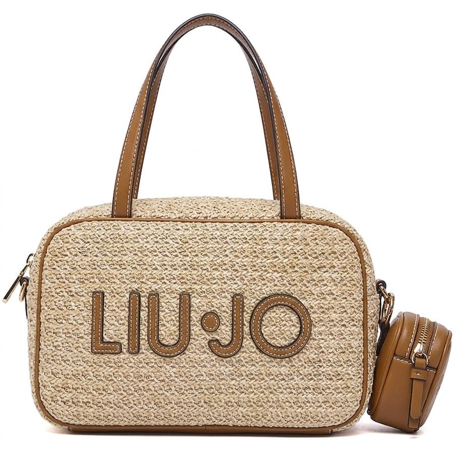 LIU JO ψάθινη τσάντα ώμου AA6113