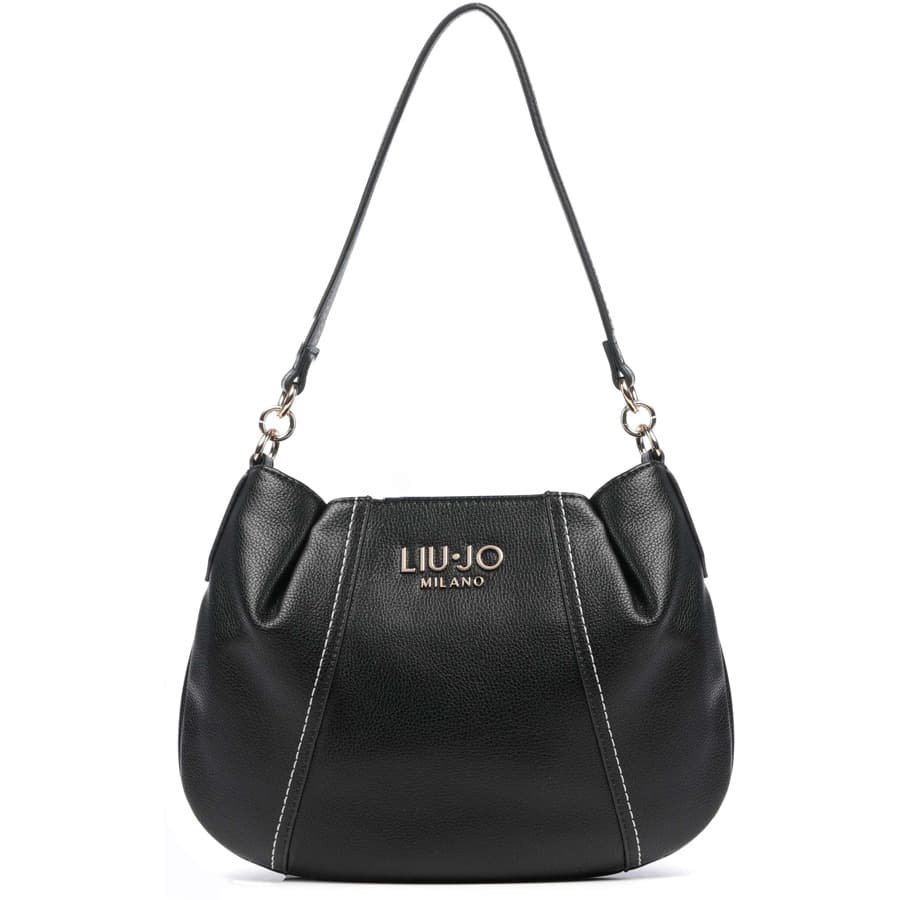 LIU JO μαύρη τσάντα ώμου AA6167