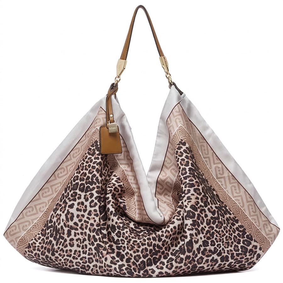 LIU JO animal print σατέν τσάντα ώμου AA6194