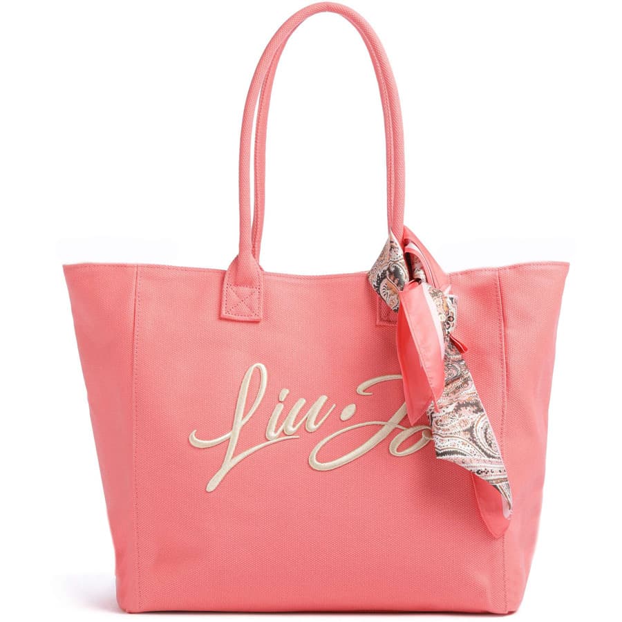 LIU JO κοραλί τσάντα θαλάσσης AA6200
