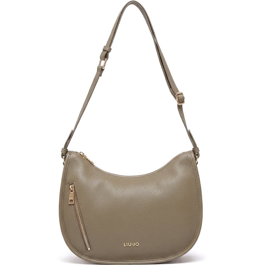 LIU JO χακί τσάντα ώμου AA6134