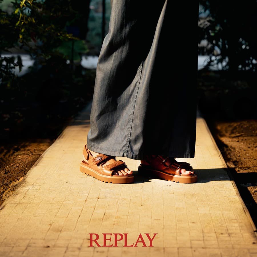 Women's Sandals Replay Brown