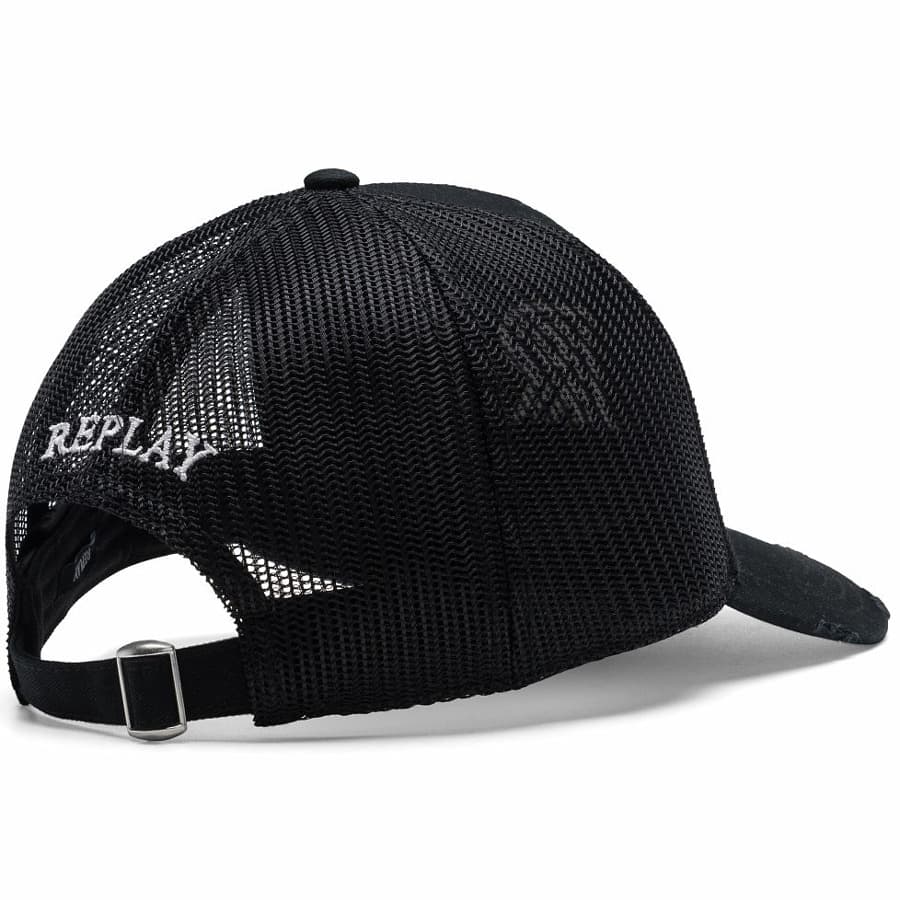 Women's Hats Replay Black