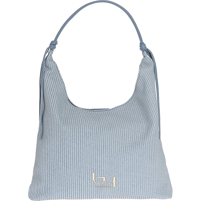 ByByblos μπλε ψάθινη τσάντα POLARIS