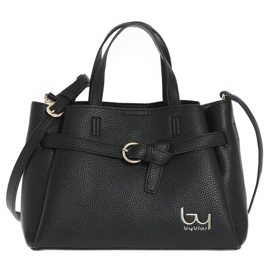 BYBYBLOS μαύρη τσάντα ώμου ΑΥΑ 48B01