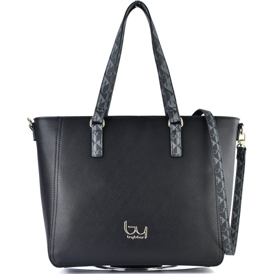 BYBYBLOS μαύρη τσάντα ώμου CHANGE 91B01