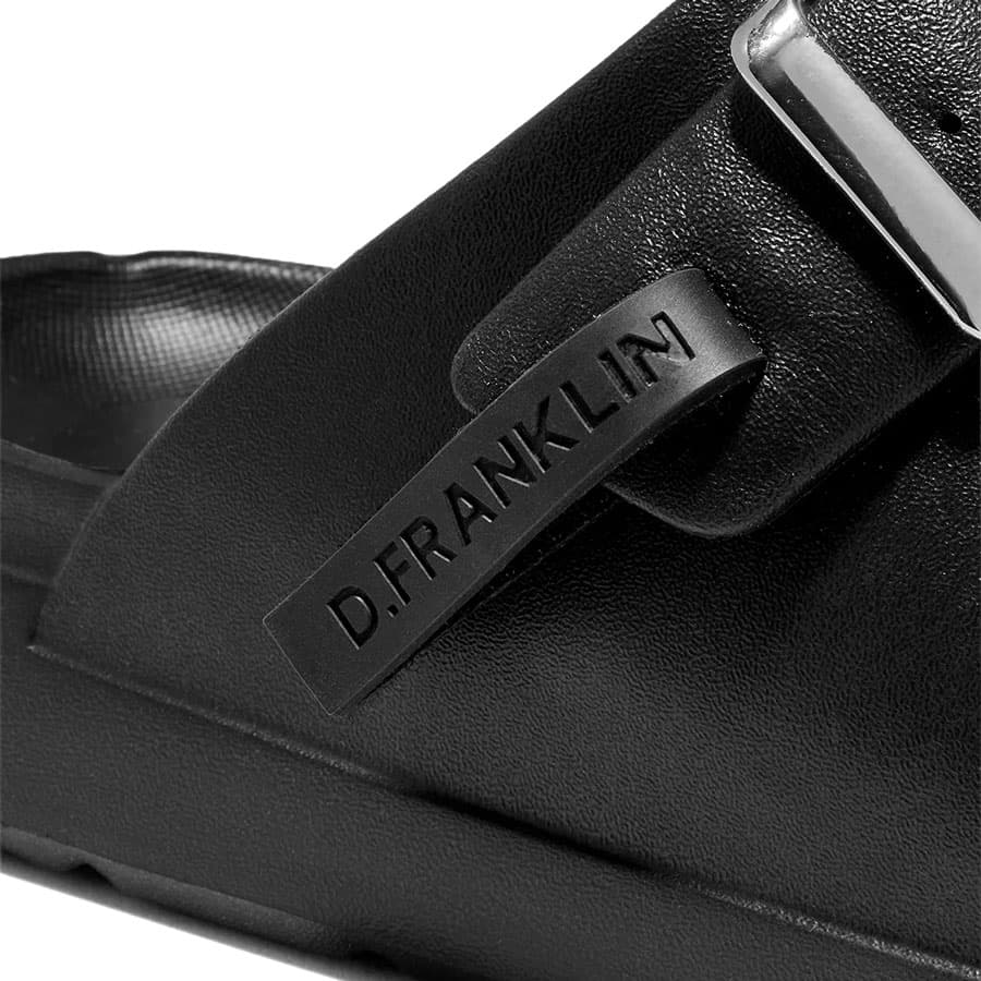 Women's Flip Flops D.Franklin Black