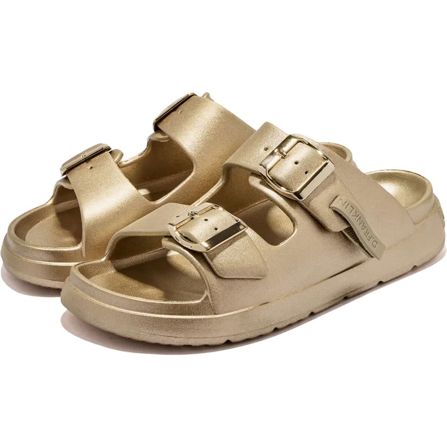 Women's Flip Flops D.Franklin Gold