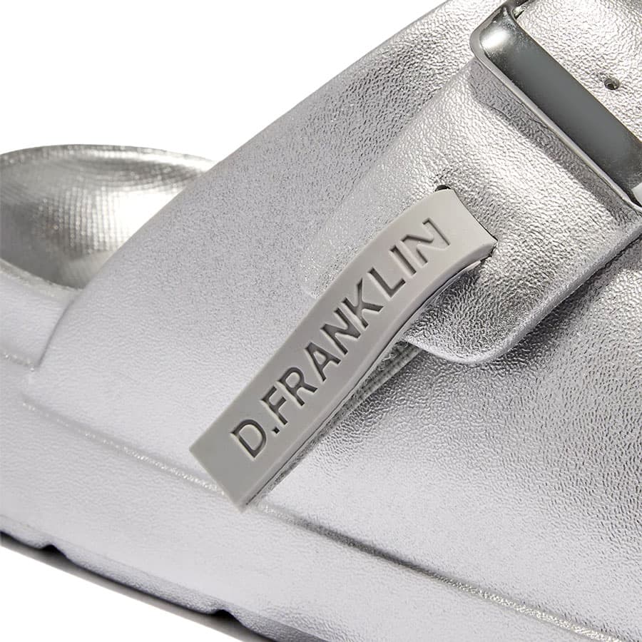 Women's Flip Flops D.Franklin Silver