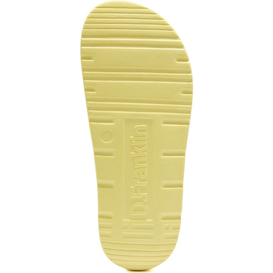 Women's Flip Flops D.Franklin Yellow