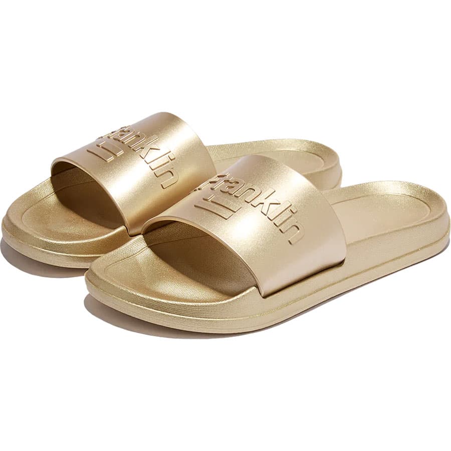Women's Flip Flops D.Franklin Gold