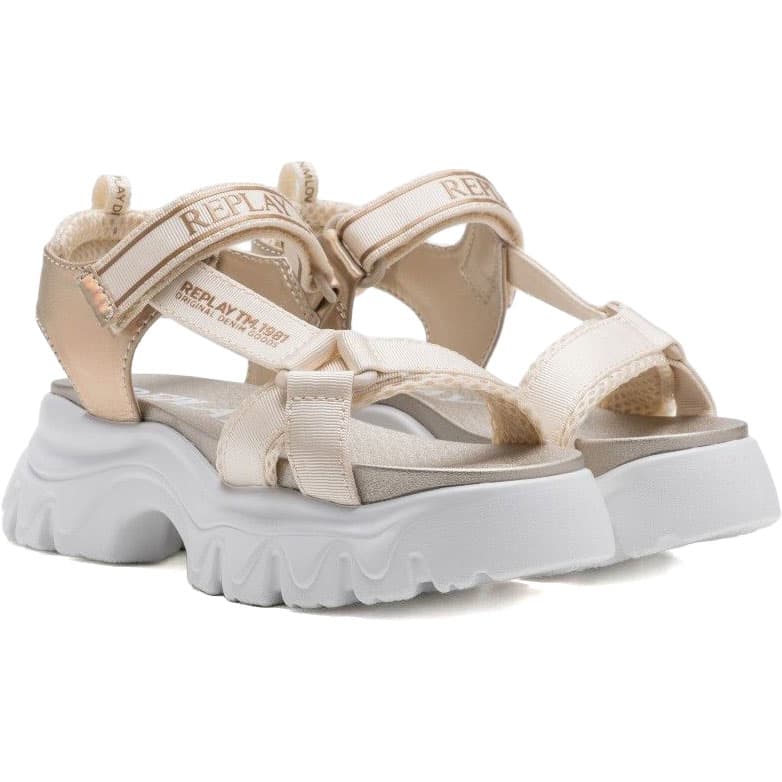 Women's Sandals Replay Gold