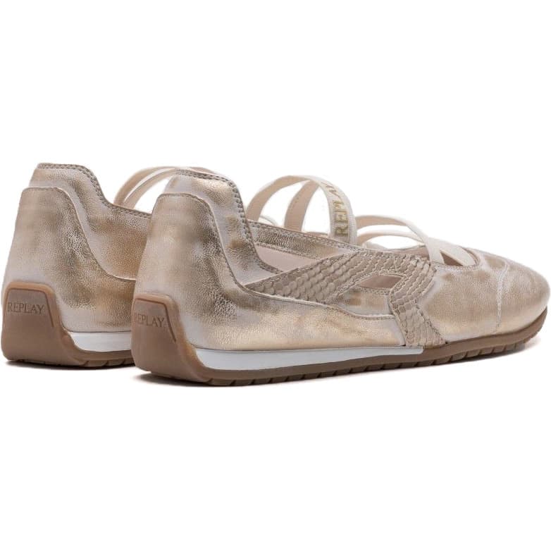 Women's Ballet Flats Replay Gold