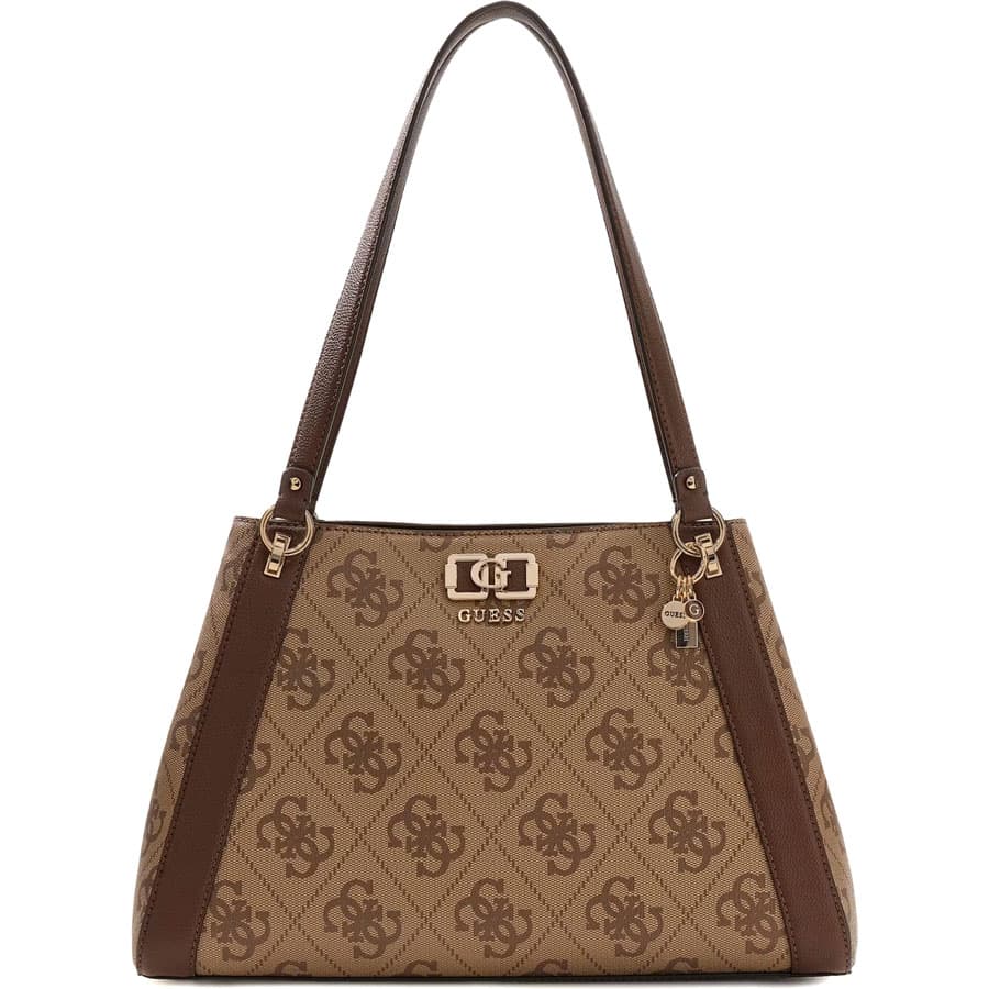 Guess μπεζ latte τσάντα ώμου Karnilla Girlfriend