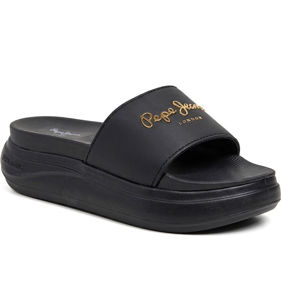 Women's Flip Flops Pepe Jeans Black