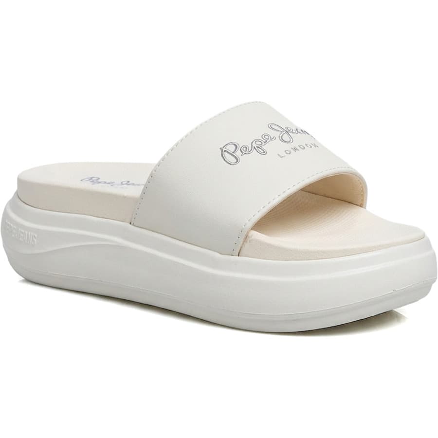 Women's Flip Flops Pepe Jeans White