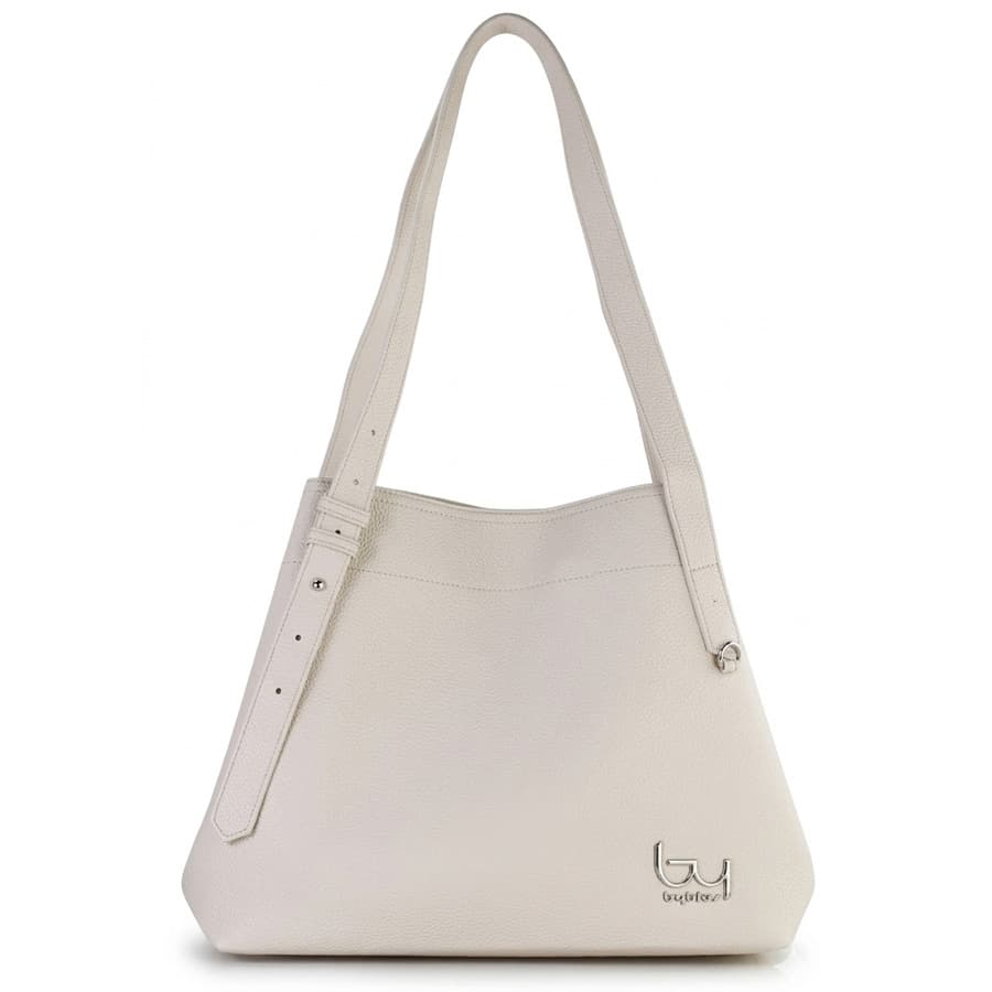 BYBYBLOS εκρού τσάντα ώμου ZEST 99B01