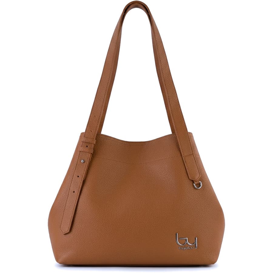 BYBYBLOS κάμελ τσάντα ώμου ZEST 99B01