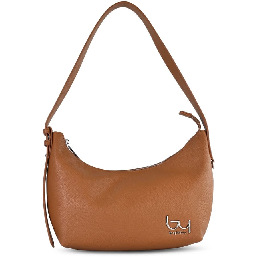 BYBYBLOS κάμελ τσάντα ώμου ZEST 99B03