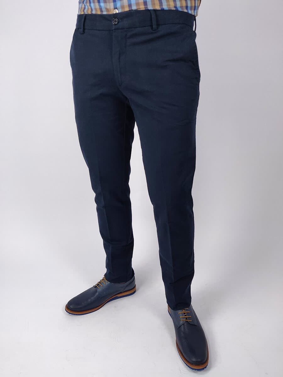 Differ Παντελόνι Chinos - Σκούρο‌‌ μπλε