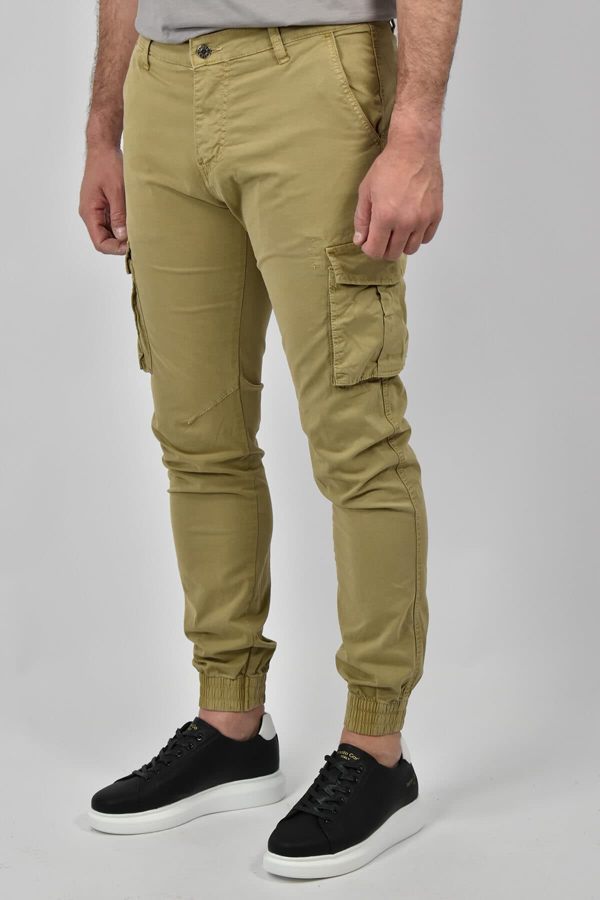 Men's Cargo Pants Urbane Fashion Beige