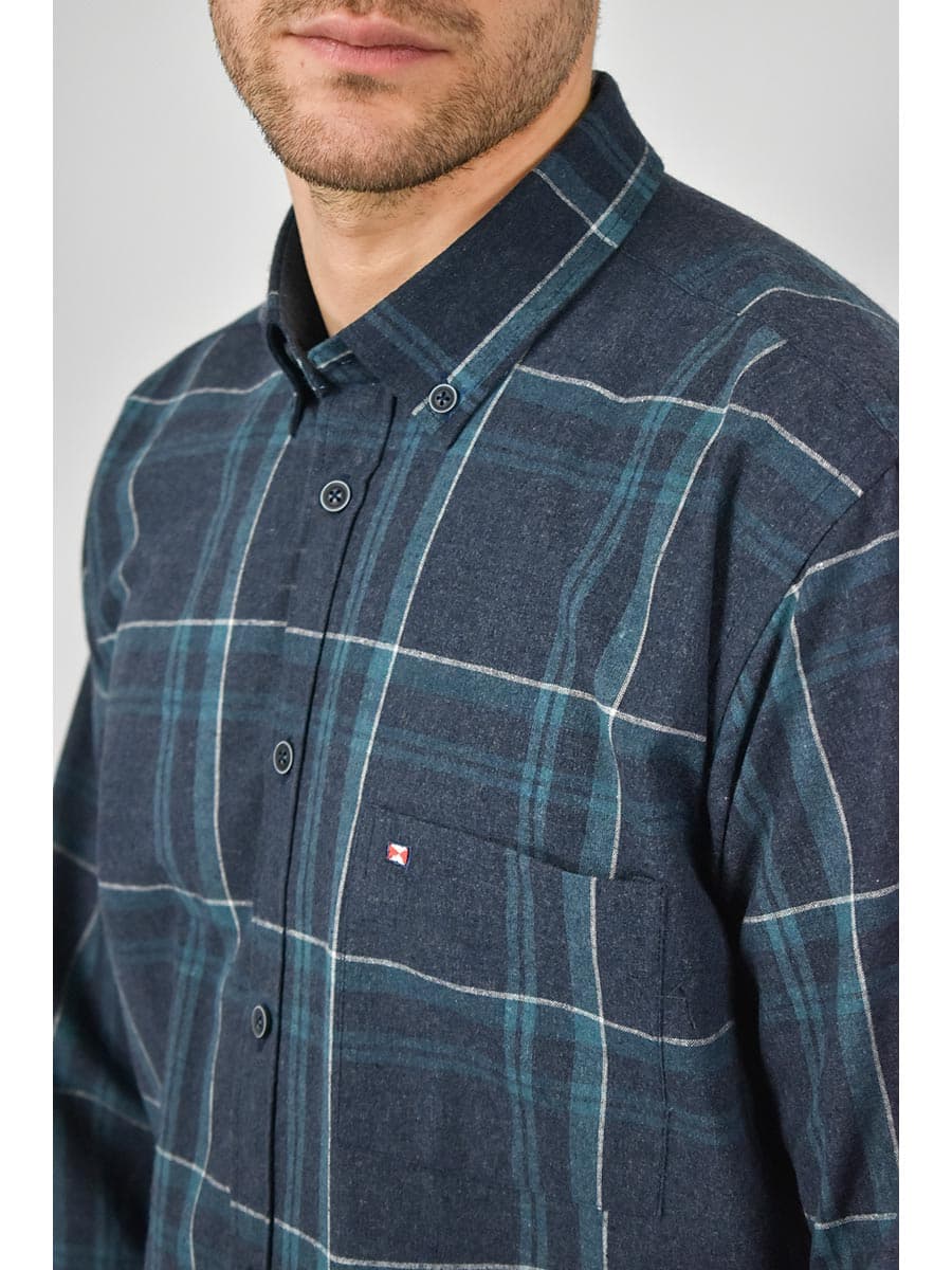 Antonio Morello Καρό Πουκάμισο Από Φανέλα