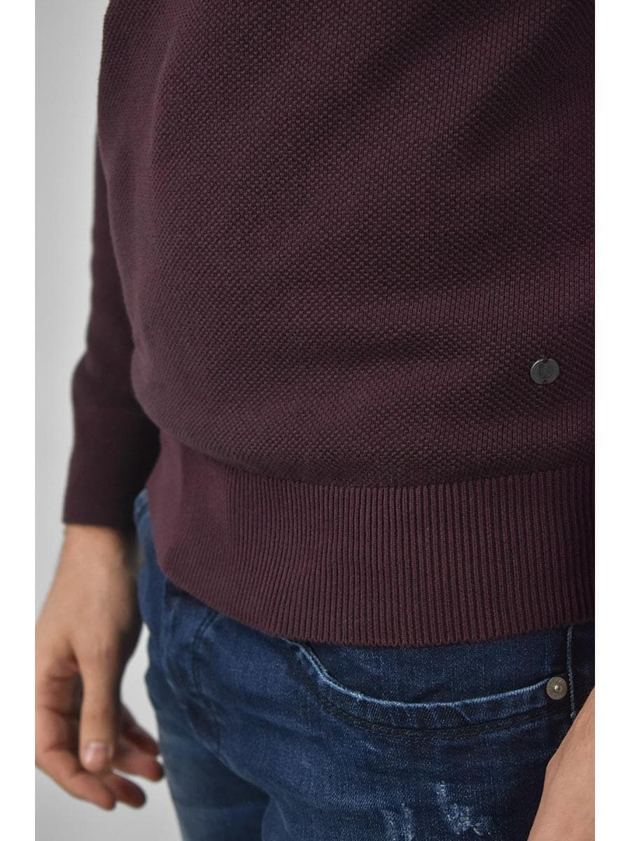 Battery Πουλόβερ Με Σχέδιο Στην Ύφανση