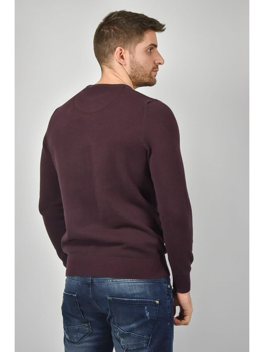 Battery Πουλόβερ Με Σχέδιο Στην Ύφανση