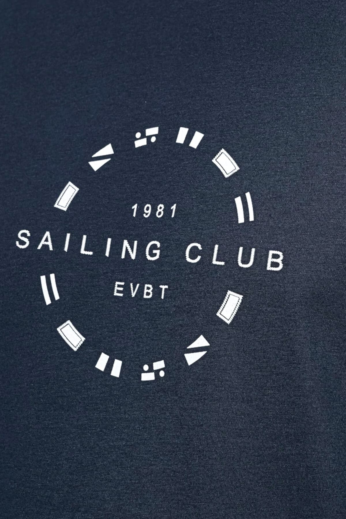 Everbest T-shirt Με Λογότυπο Sailing Club - Σκούρο‌‌ μπλε
