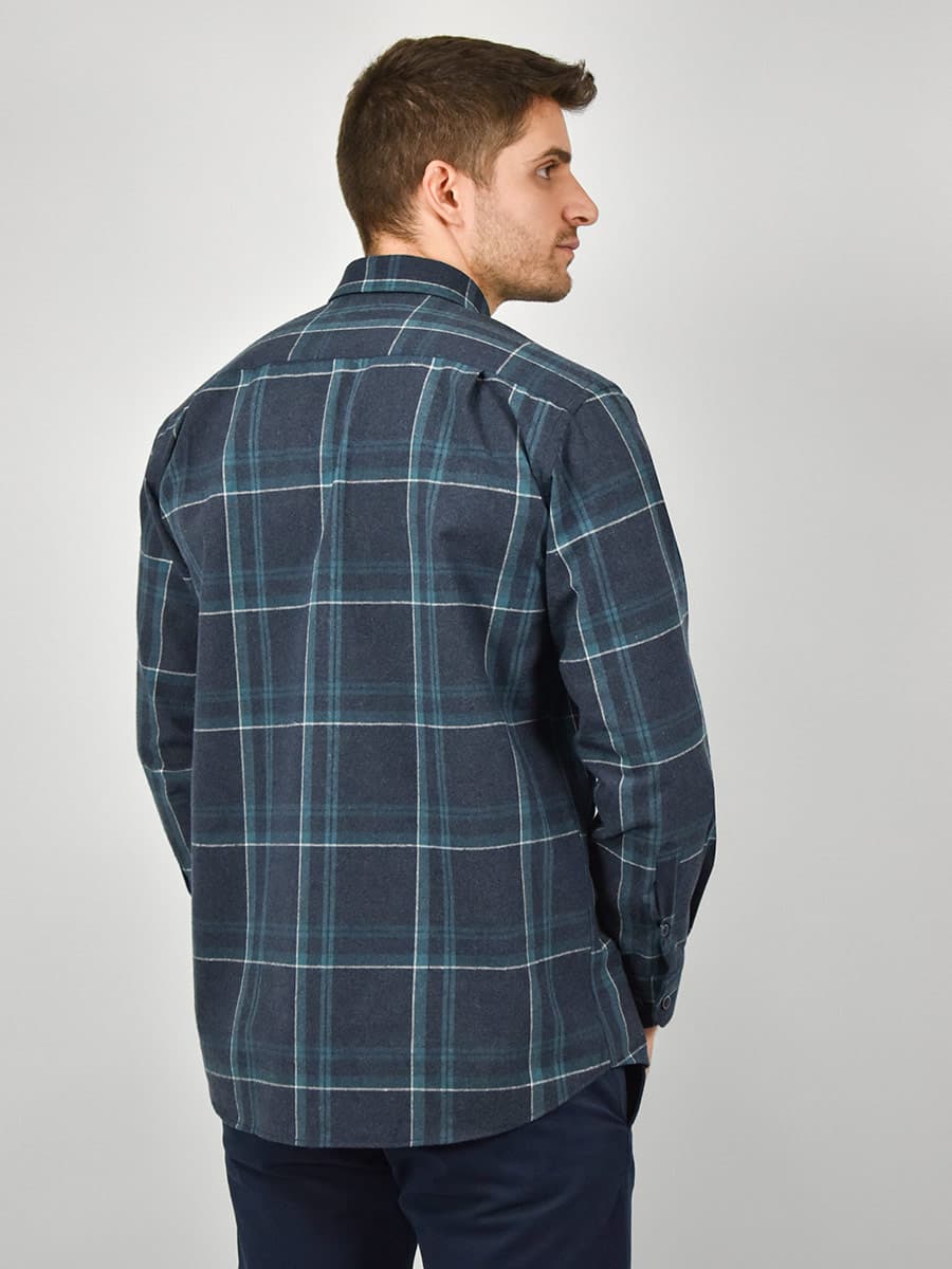 Antonio Morello Καρό Πουκάμισο Από Φανέλα