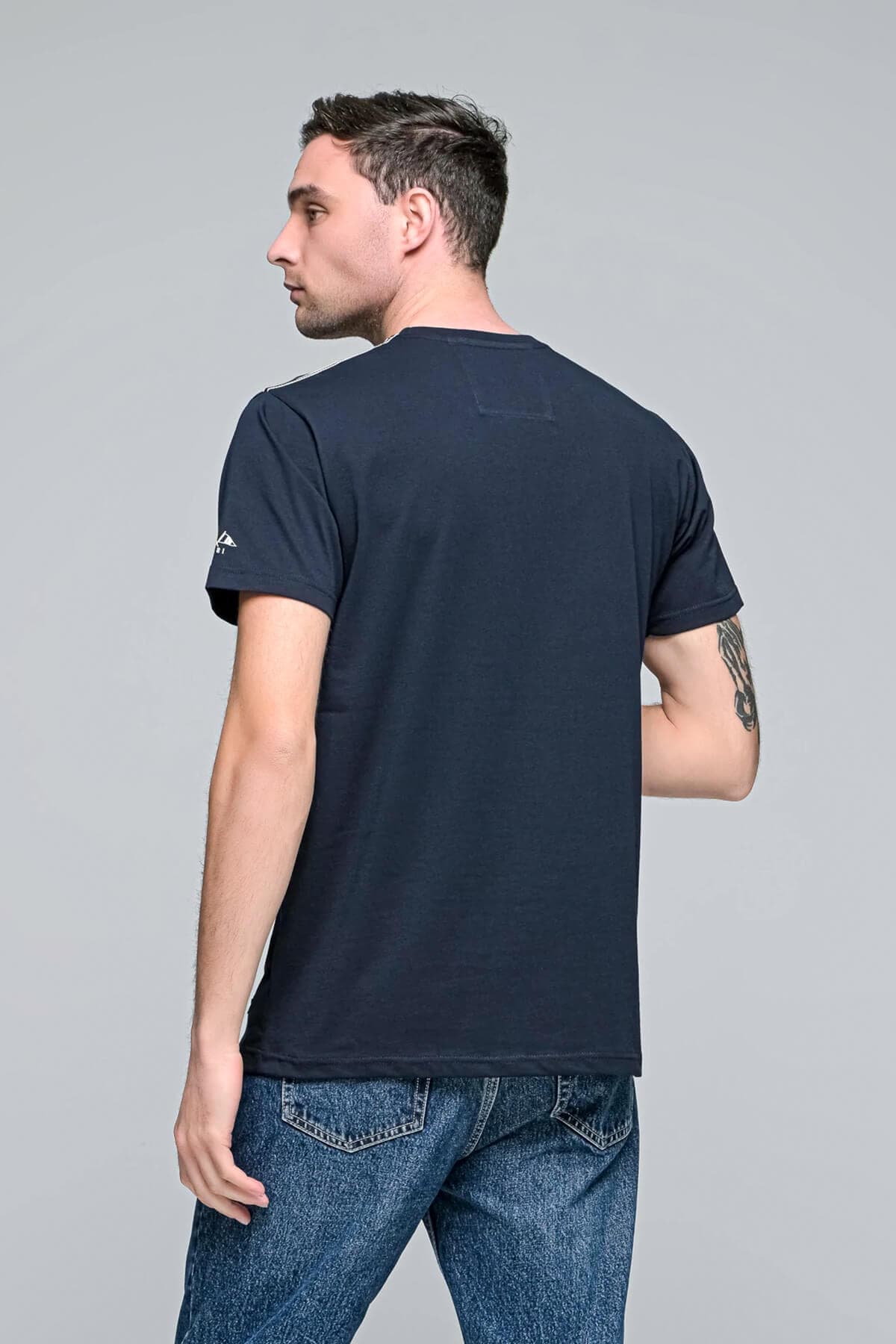 Everbest T-shirt Με Λογότυπο Sailing Club - Σκούρο‌‌ μπλε