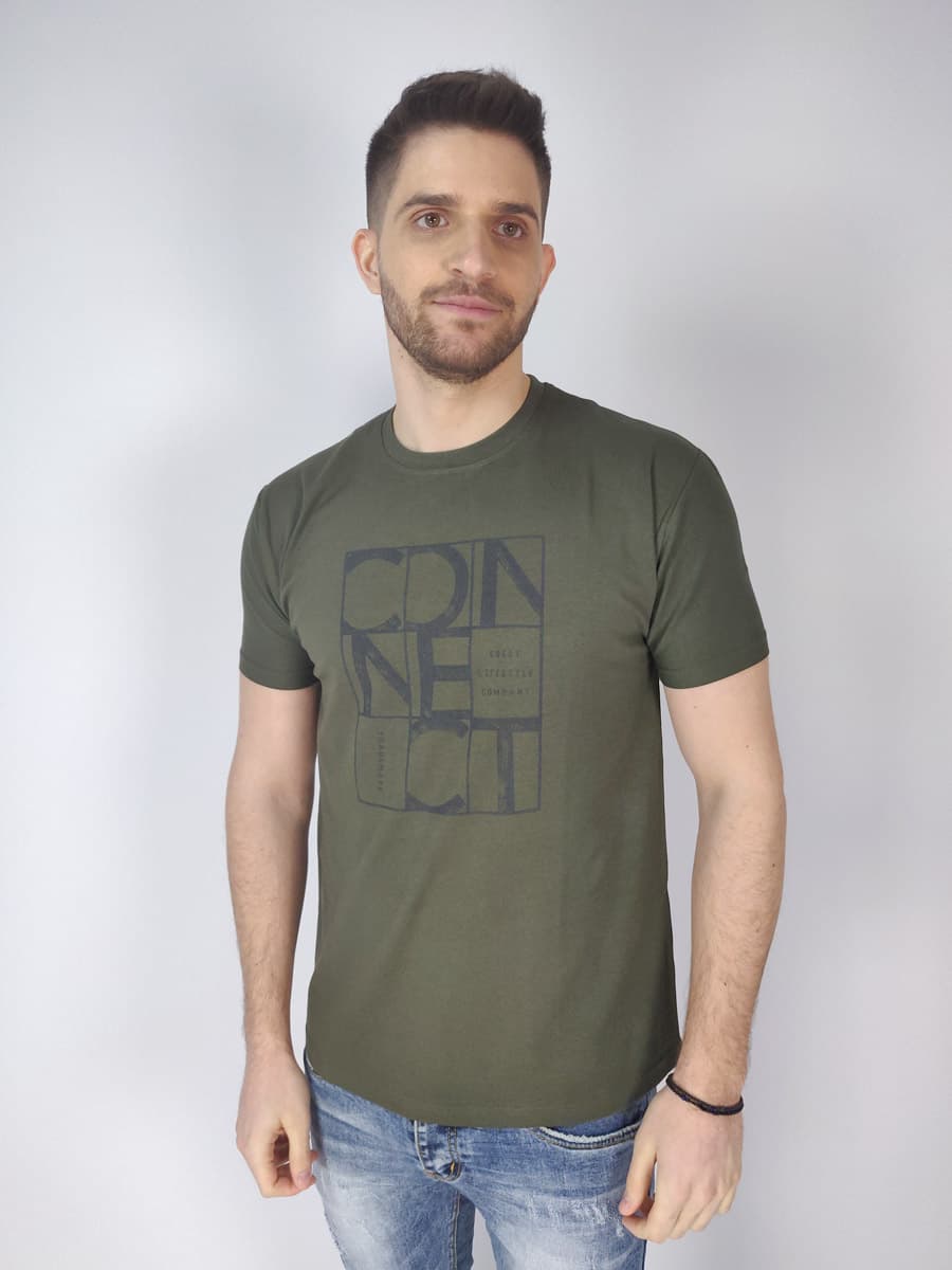 Everbest T-Shirt Με Στάμπα Logo.