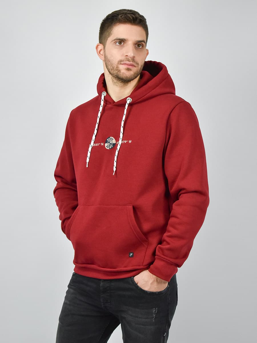 Men's Hoodies & Sweatshirts Everbest Red