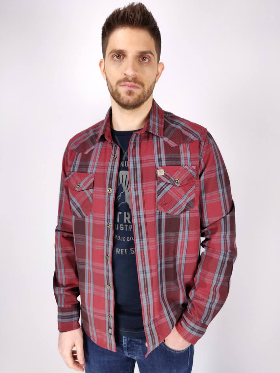 Petrol Industries Πουκάμισο Καρό