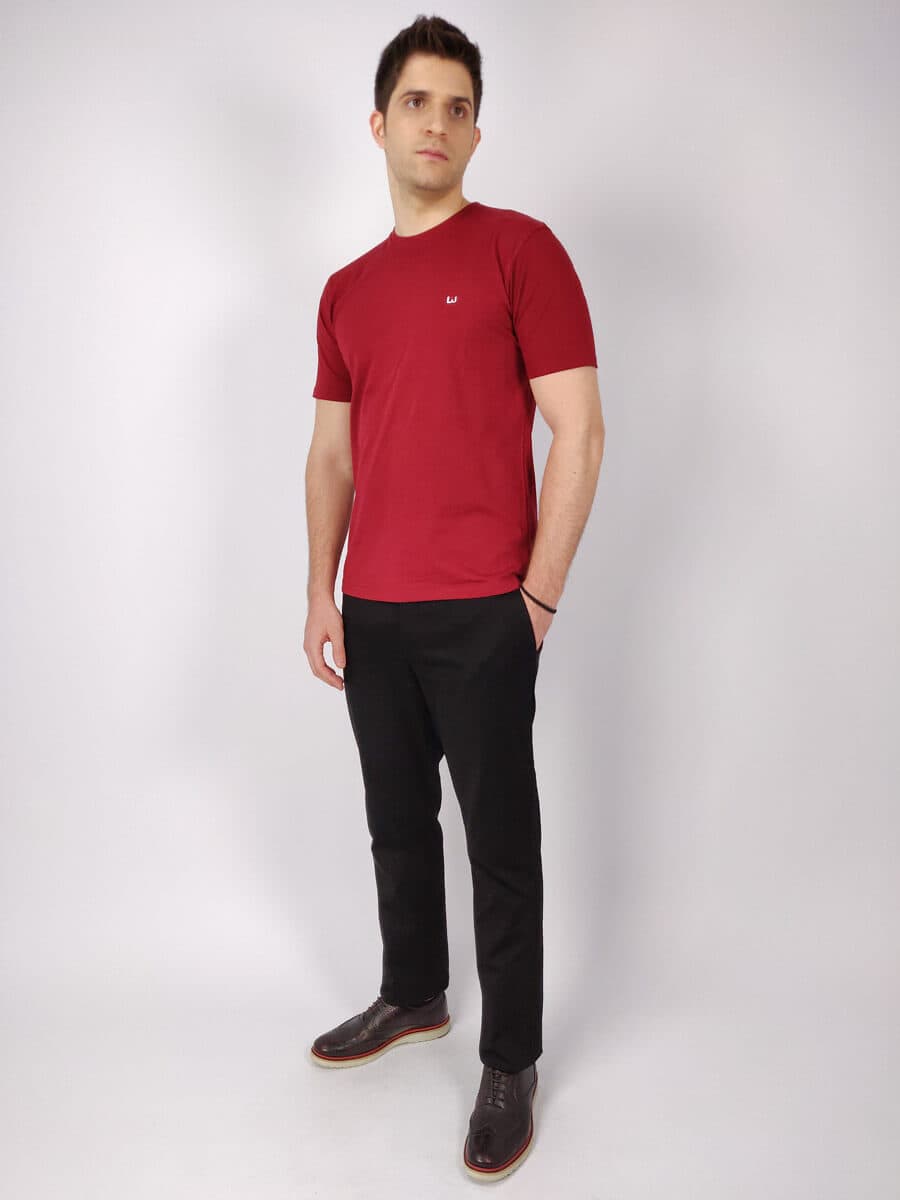 Leonardo Uomo T-Shirt - Σκούρο‌‌ μπλε - LU022002