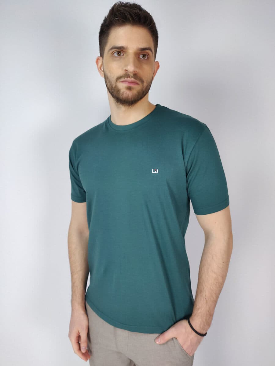 Leonardo Uomo T-Shirt - Σκούρο‌‌ μπλε - LU022002