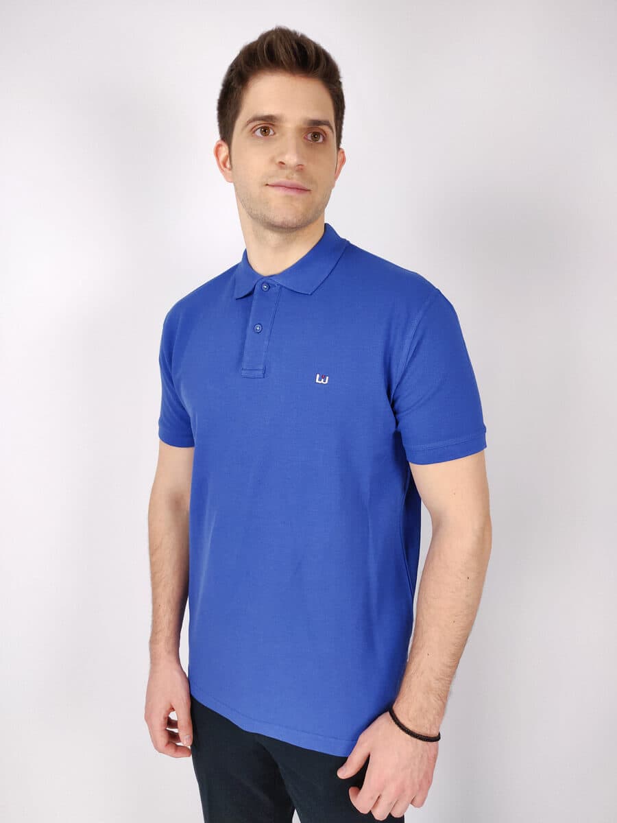 Men's Polo Shirts Leonardo Uomo Blue