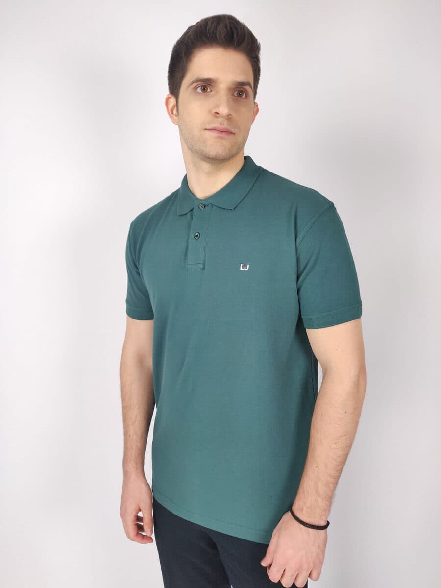Men's Polo Shirts Leonardo Uomo Green