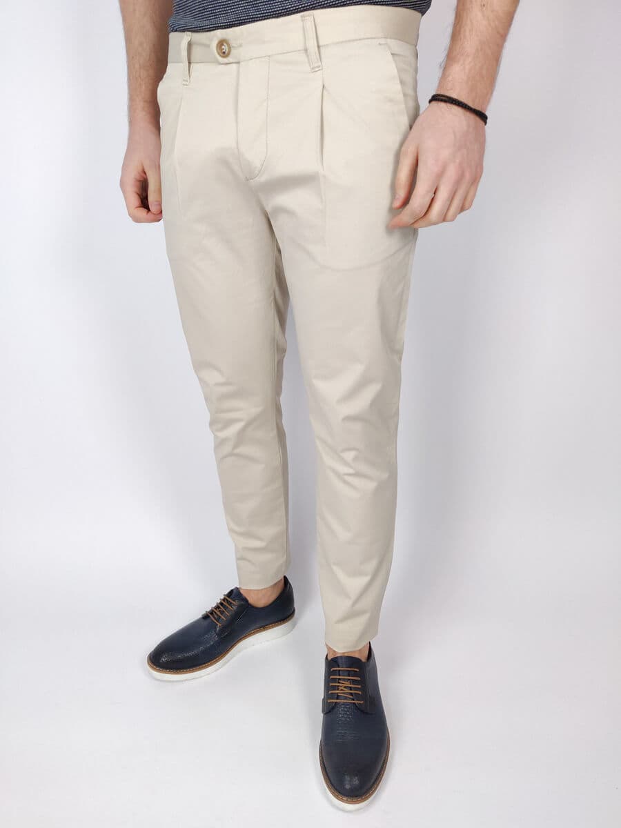 Men's Chino Pants Macan Beige