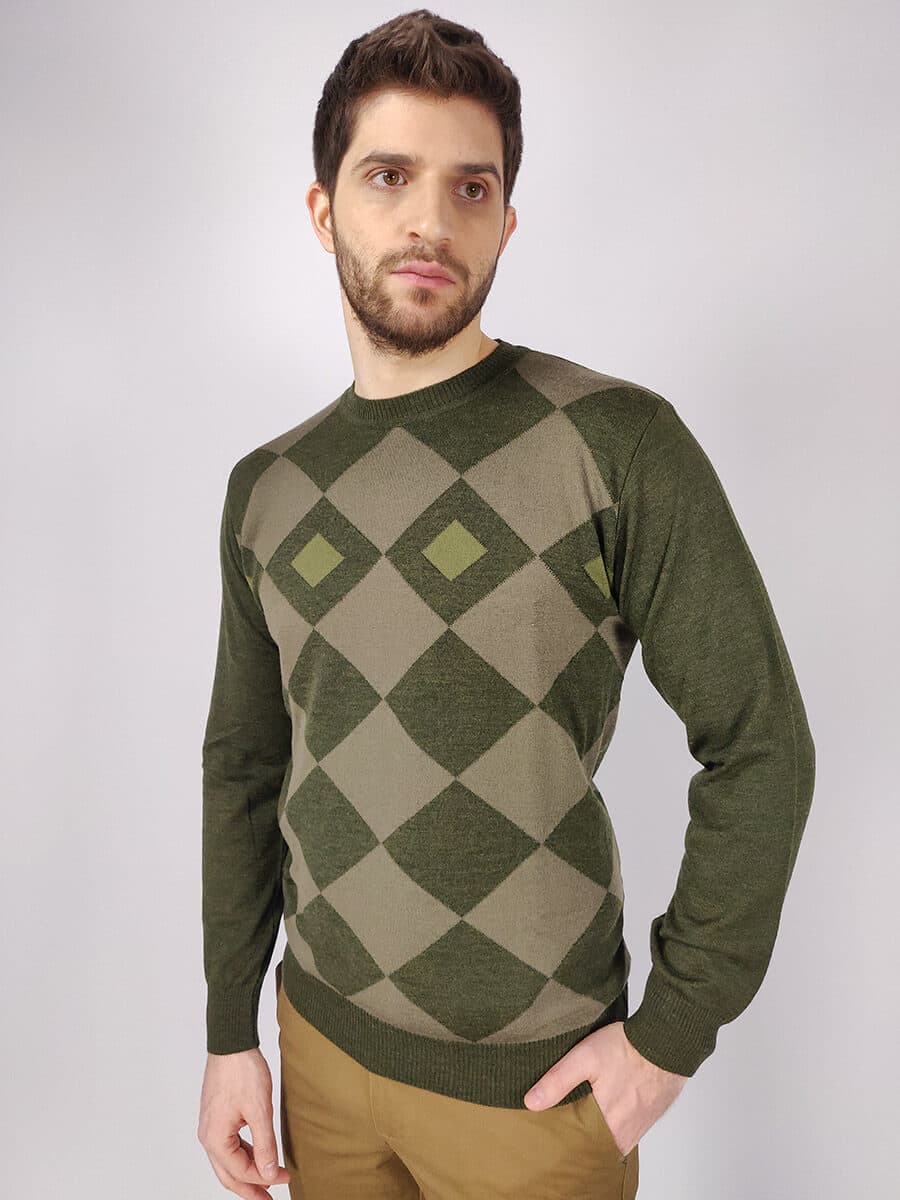 Men's Sweaters Per Lui Green