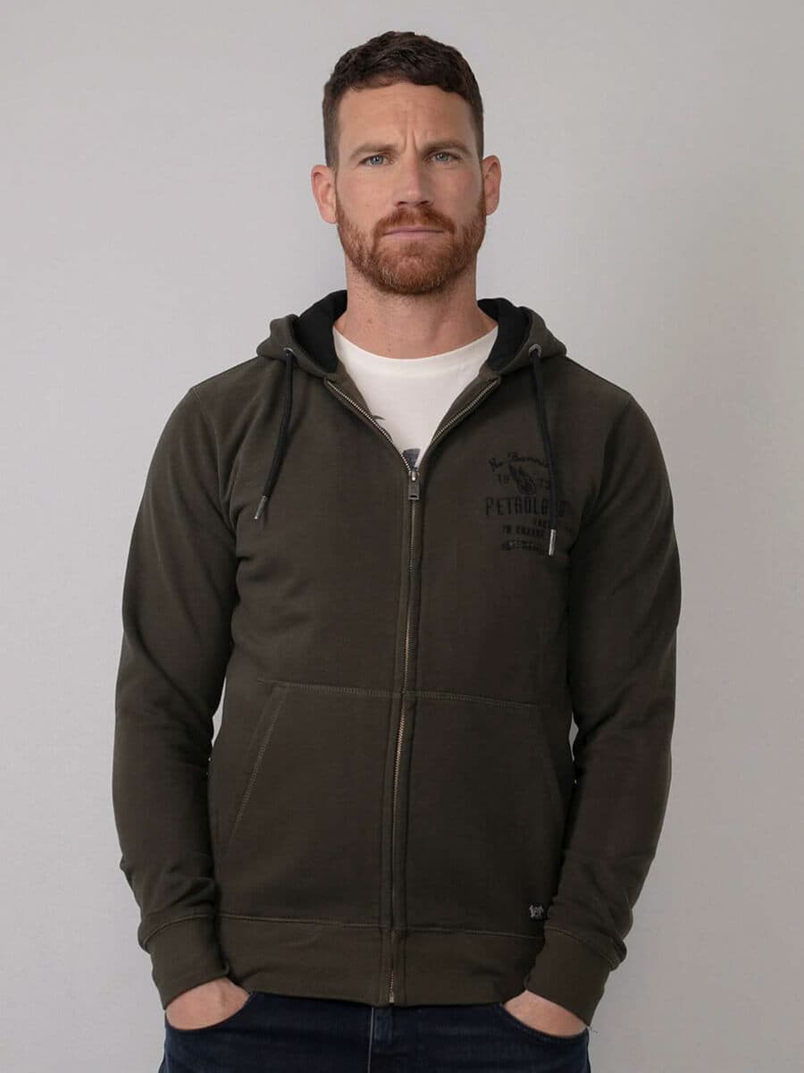 Petrol Industries Ζακέτα Με Κουκούλα - Σκούρο‌‌ μπλε