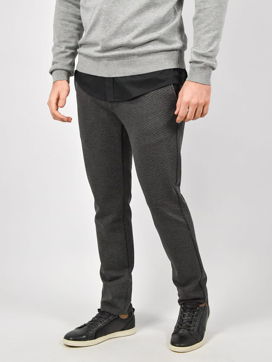 Men's Chino Pants Cars Gray