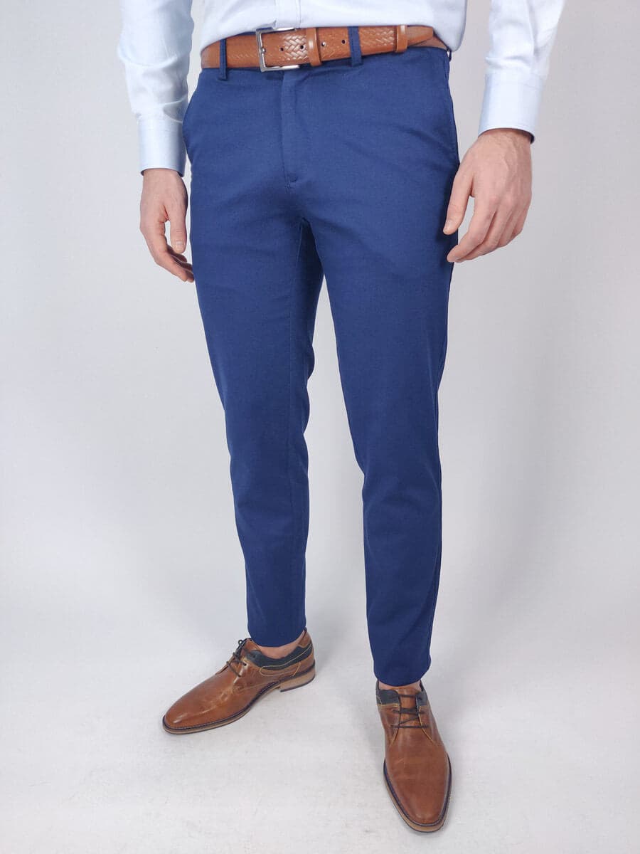 Men's Chino Pants Sartoria Ferruzzi Blue