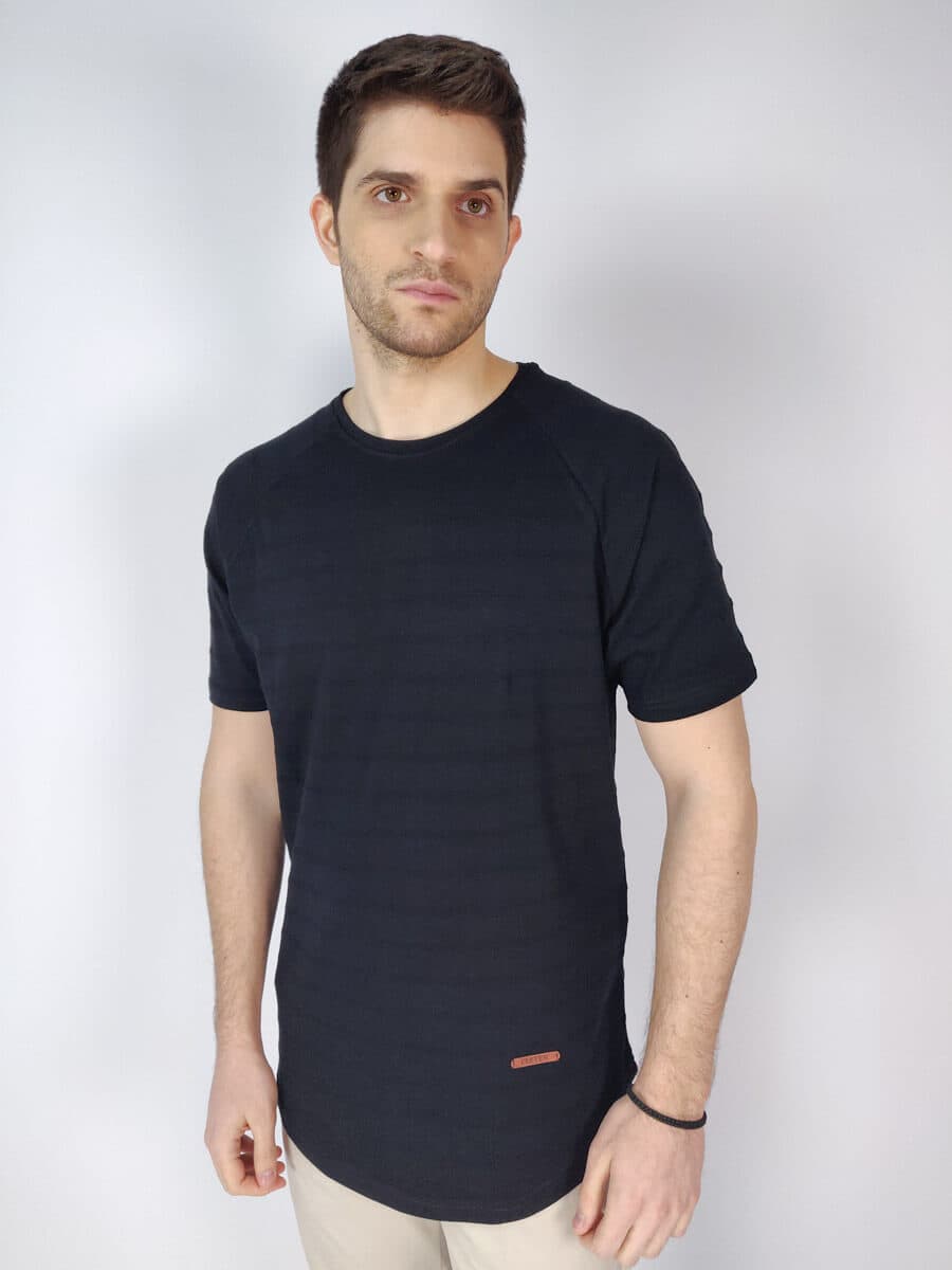 Clever T-shirt Με Aνάγλυφη Ρίγα