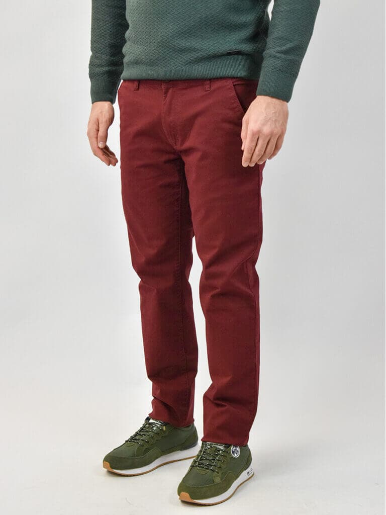 Men's Chino Pants Urbane Fashion Red
