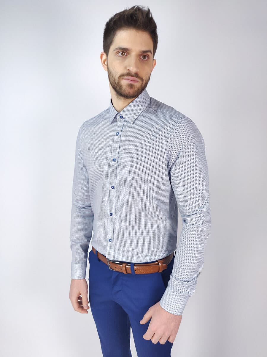 Venti Πουκάμισο Με Μικροσχέδιο